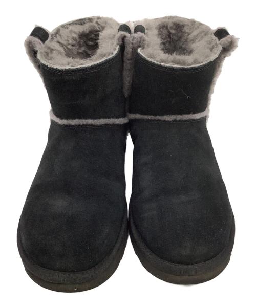 UGG（アグ）UGG (アグ) CLASSIC MINI SPILL SEAM（クラシック ミニ スピル シーム）ブーツ ブラック サイズ:24㎝の古着・服飾アイテム