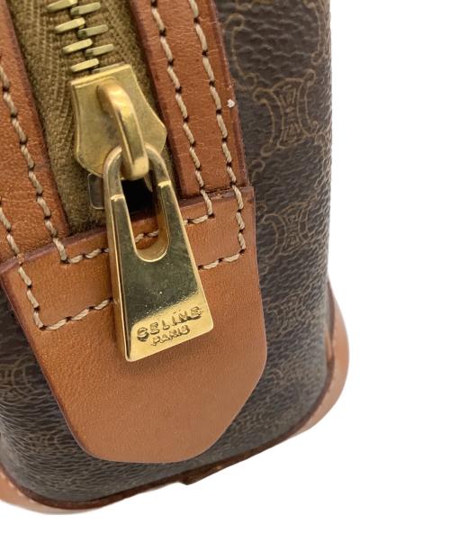 CELINE（セリーヌ）CELINE (セリーヌ) マカダム ハンドバッグ ブラウンの古着・服飾アイテム