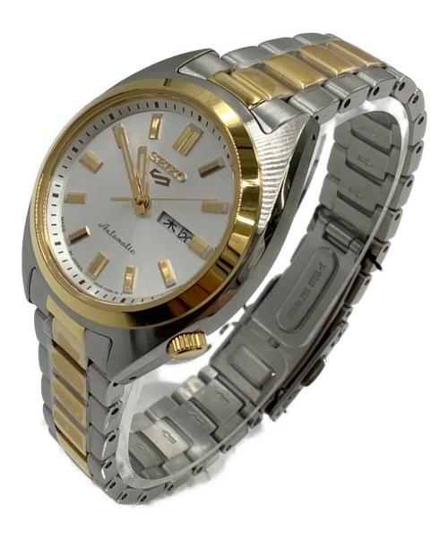 SEIKO（セイコー）SEIKO (セイコー) 5スポーツ SNXS series 自動巻腕時計 シルバー×ゴールドの古着・服飾アイテム