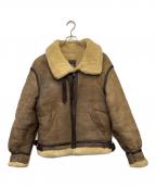 AVIREXアヴィレックス）の古着「TYPE B-3 ムートンジャケット」｜ブラウン