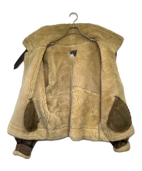 AVIREX（アヴィレックス）AVIREX (アヴィレックス) TYPE B-3 ムートンジャケット ブラウン サイズ:42の古着・服飾アイテム