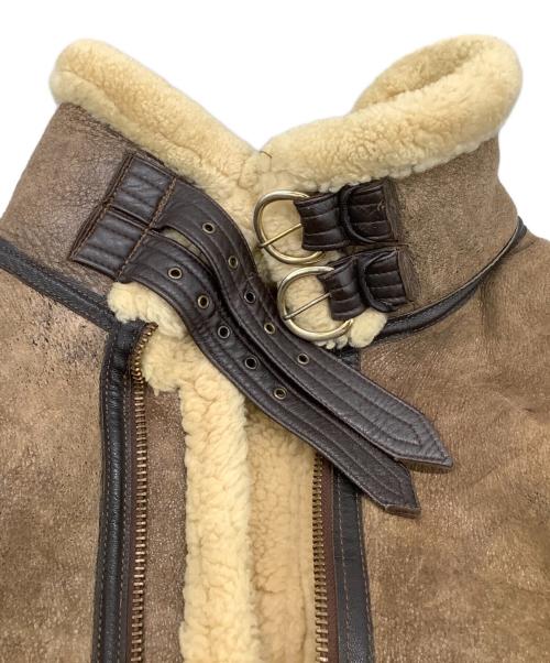AVIREX（アヴィレックス）AVIREX (アヴィレックス) TYPE B-3 ムートンジャケット ブラウン サイズ:42の古着・服飾アイテム