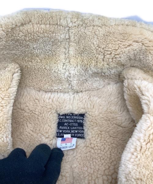 AVIREX（アヴィレックス）AVIREX (アヴィレックス) TYPE B-3 ムートンジャケット ブラウン サイズ:42の古着・服飾アイテム