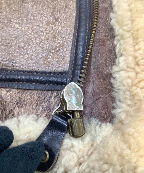 AVIREX（アヴィレックス）AVIREX (アヴィレックス) TYPE B-3 ムートンジャケット ブラウン サイズ:42の古着・服飾アイテム