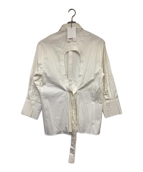 ROHE（ロヘ）ROHE (ロヘ) Open back shirt（オープン バック シャツ） アイボリー サイズ:36の古着・服飾アイテム