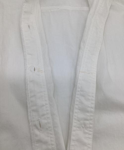 VINCE（ヴィンス）VINCE (ヴィンス) ロングスリーブサテンシャツ ホワイト サイズ:Sの古着・服飾アイテム