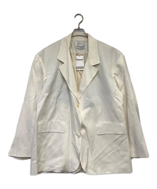 RAEY（レイ）RAEY (レイ) TAILORED JACKETS（テイラード ジャケット） アイボリー サイズ:S/Mの古着・服飾アイテム