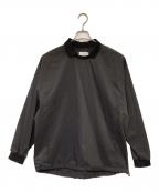 sssteinシュタイン）の古着「WINDPROOF NYLON COLLARED UNIFORM（ウィンドプルーフ ナイロン カラード ユニフォーム）」｜ブラック