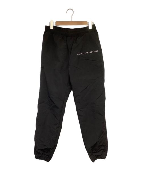 NISHIMOTO IS THE MOUTH（ニシモトイズザマウス）NISHIMOTO IS THE MOUTH (ニシモトイズザマウス) ナイロンパンツ ブラック サイズ:M-Lの古着・服飾アイテム