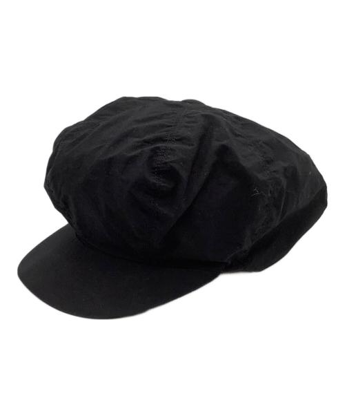 kijima takayuki（キジマタカユキ）kijima takayuki (キジマタカユキ) コットンキャスケット ブラック サイズ:3の古着・服飾アイテム