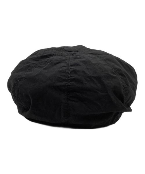 kijima takayuki（キジマタカユキ）kijima takayuki (キジマタカユキ) コットンキャスケット ブラック サイズ:3の古着・服飾アイテム