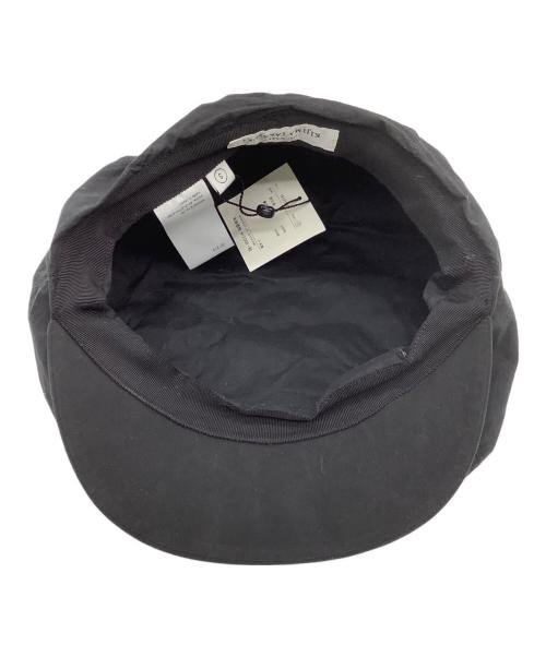 kijima takayuki（キジマタカユキ）kijima takayuki (キジマタカユキ) コットンキャスケット ブラック サイズ:3の古着・服飾アイテム