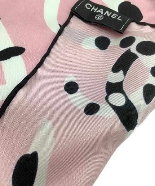 CHANEL（シャネル）CHANEL (シャネル) ココマークシルクスカーフ ピンクの古着・服飾アイテム