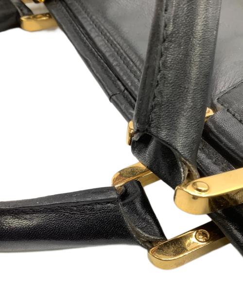 LOEWE（ロエベ）LOEWE (ロエベ) アマソナ ボストンバッグ ブラックの古着・服飾アイテム