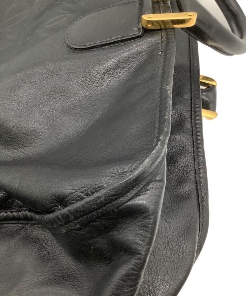 LOEWE（ロエベ）LOEWE (ロエベ) アマソナ ボストンバッグ ブラックの古着・服飾アイテム