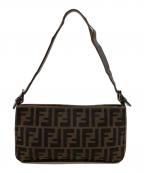 FENDIフェンディ）の古着「ズッカ柄 ハンドバッグ」｜ブラウン