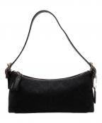 COACHコーチ）の古着「シグネチャー ミニハンドバッグ」｜ブラック