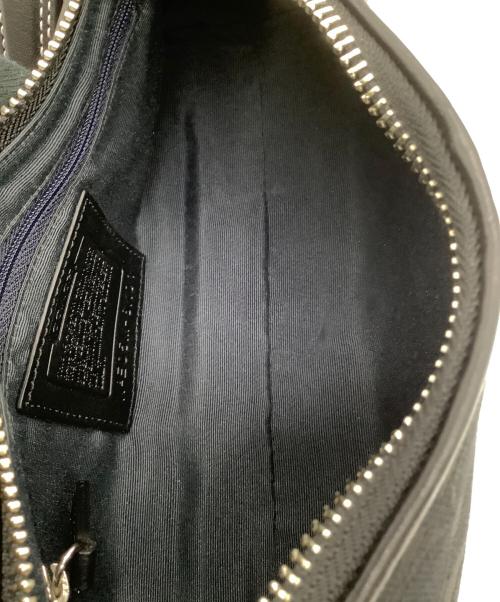 COACH（コーチ）COACH (コーチ) シグネチャー ミニハンドバッグ ブラックの古着・服飾アイテム