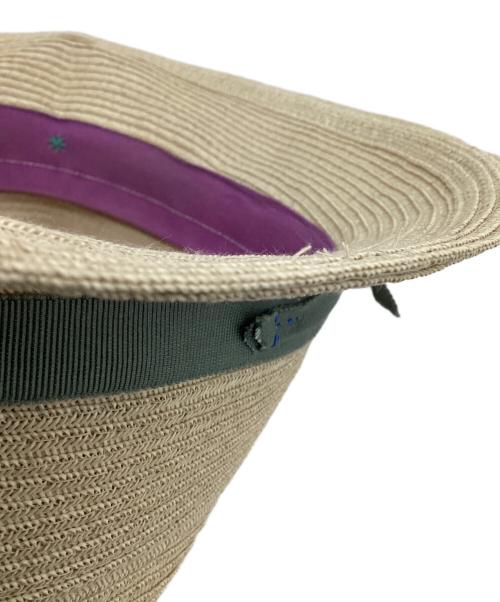 chisaki（チサキ）chisaki (チサキ) ペーパーブレード中折れ帽 ベージュ サイズ:-の古着・服飾アイテム