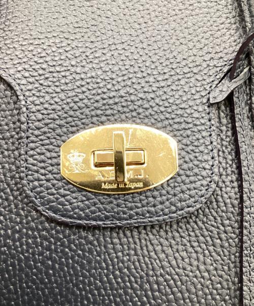A.D.M.J.（エーディーエムジェイ）A.D.M.J. (エーディーエムジェイ) トートバッグ ネイビー×ピンクの古着・服飾アイテム