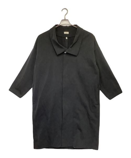 FIRMUM（フィルマム）FIRMUM (フィルマム) ステンカラーコート ブラック サイズ:Mの古着・服飾アイテム