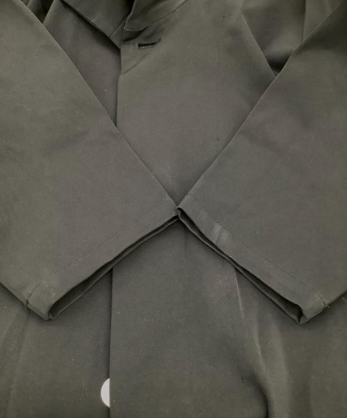 FIRMUM（フィルマム）FIRMUM (フィルマム) ステンカラーコート ブラック サイズ:Mの古着・服飾アイテム