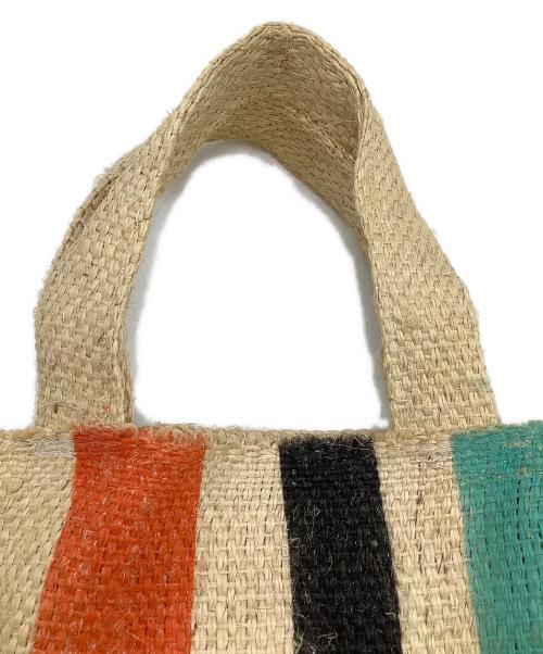 MARNI（マルニ）MARNI (マルニ) カナパ トートバッグ ベージュ×オレンジ×グリーンの古着・服飾アイテム