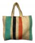 MARNI (マルニ) カナパ トートバッグ ベージュ×オレンジ×グリーン：10000円