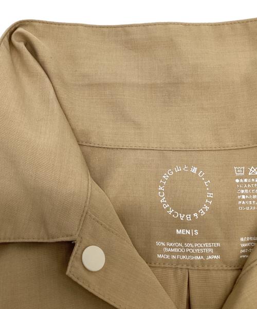 山と道（ヤマトミチ）山と道 (ヤマトミチ) 半袖シャツ ベージュ サイズ:Sの古着・服飾アイテム