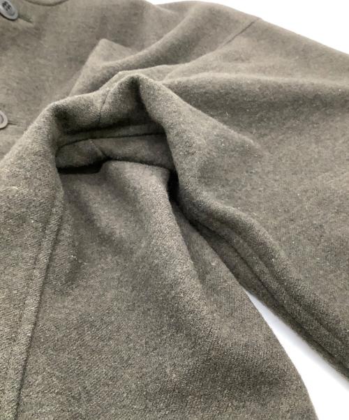 Y's（ワイズ）Y's (ワイズ) ノーカラーコート カーキ サイズ:2の古着・服飾アイテム