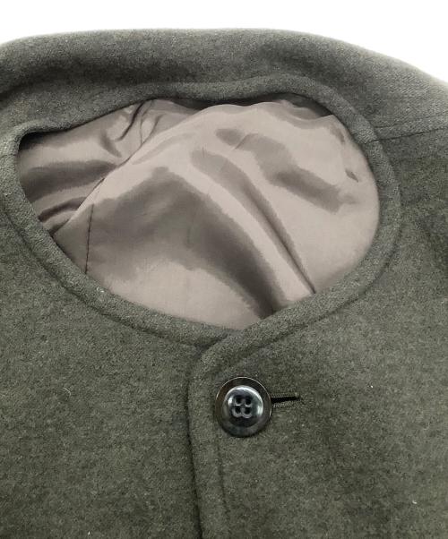 Y's（ワイズ）Y's (ワイズ) ノーカラーコート カーキ サイズ:2の古着・服飾アイテム