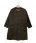 Y's（ワイズ）の古着「ノーカラーコート」｜カーキ