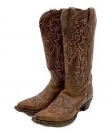 JUSTIN（ジャスティン）の古着「ウェスタンブーツ」｜ブラウン