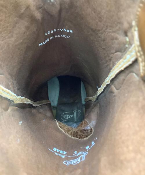 JUSTIN（ジャスティン）JUSTIN (ジャスティン) ウェスタンブーツ ブラウン サイズ:US7Bの古着・服飾アイテム