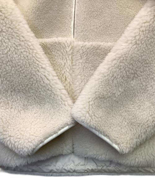 BEAUTY&YOUTH（ビューティーアンドユース）BEAUTY&YOUTH (ビューティーアンドユース) ボア スタンドカラー ジップブルゾン アイボリー サイズ:Sの古着・服飾アイテム