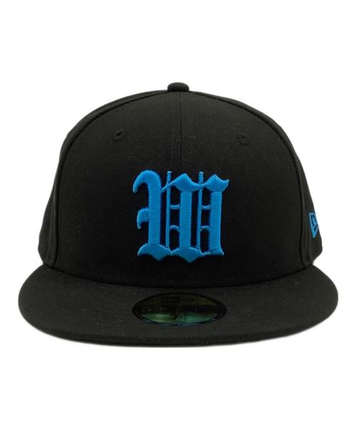 New Era（ニューエラ）New Era (ニューエラ) WACKO MARIA (ワコマリア) 59FIFTY キャップ ブラック×ブルー サイズ:7.5の古着・服飾アイテム