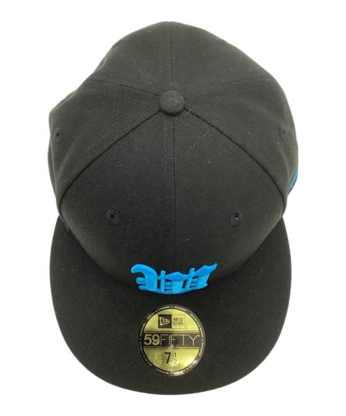New Era（ニューエラ）New Era (ニューエラ) WACKO MARIA (ワコマリア) 59FIFTY キャップ ブラック×ブルー サイズ:7.5の古着・服飾アイテム