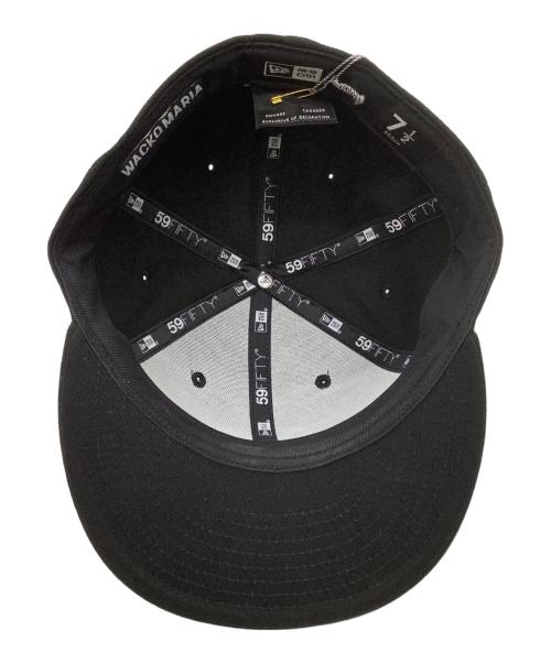 New Era（ニューエラ）New Era (ニューエラ) WACKO MARIA (ワコマリア) 59FIFTY キャップ ブラック×ブルー サイズ:7.5の古着・服飾アイテム