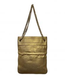 GIVENCHY（ジバンシィ）の古着「チェーンショルダーバッグ」｜ゴールド