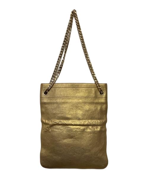 GIVENCHY（ジバンシィ）GIVENCHY (ジバンシィ) チェーンショルダーバッグ ゴールドの古着・服飾アイテム