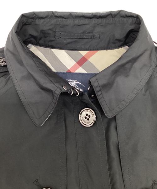 BURBERRY LONDON（バーバリーロンドン）BURBERRY LONDON (バーバリーロンドン) シングルトレンチコート ブラック サイズ:44の古着・服飾アイテム