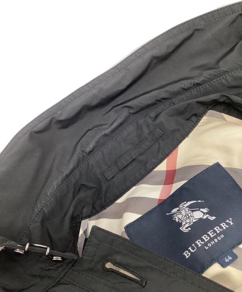 BURBERRY LONDON（バーバリーロンドン）BURBERRY LONDON (バーバリーロンドン) シングルトレンチコート ブラック サイズ:44の古着・服飾アイテム