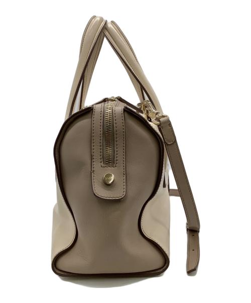 TOD'S（トッズ）TOD'S (トッズ) 2WAY ハンドバッグ ベージュの古着・服飾アイテム