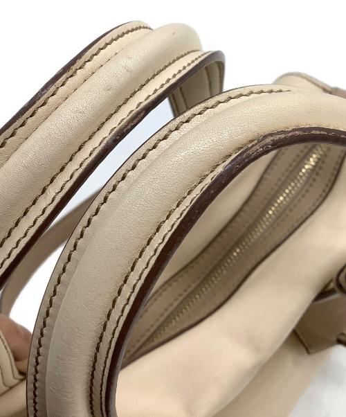 TOD'S（トッズ）TOD'S (トッズ) 2WAY ハンドバッグ ベージュの古着・服飾アイテム