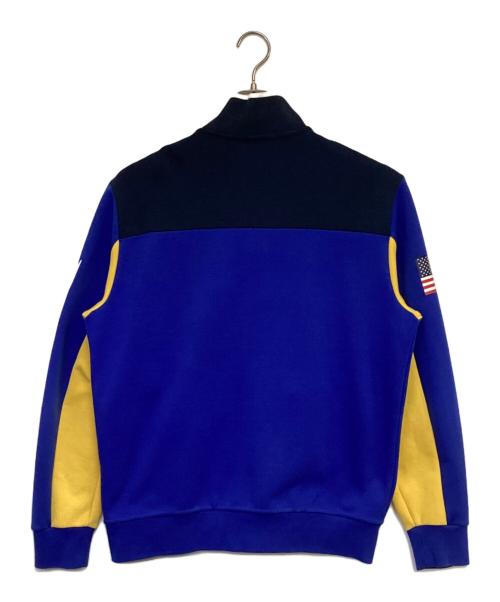 POLO RALPH LAUREN（ポロ・ラルフローレン）POLO RALPH LAUREN (ポロ・ラルフローレン) トラックジャケット ブルー×イエロー サイズ:Mの古着・服飾アイテム