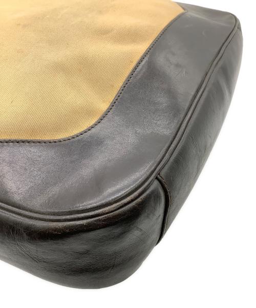 GUCCI（グッチ）GUCCI (グッチ) バンブー 2WAYショルダーバッグ ベージュ×ブラウンの古着・服飾アイテム