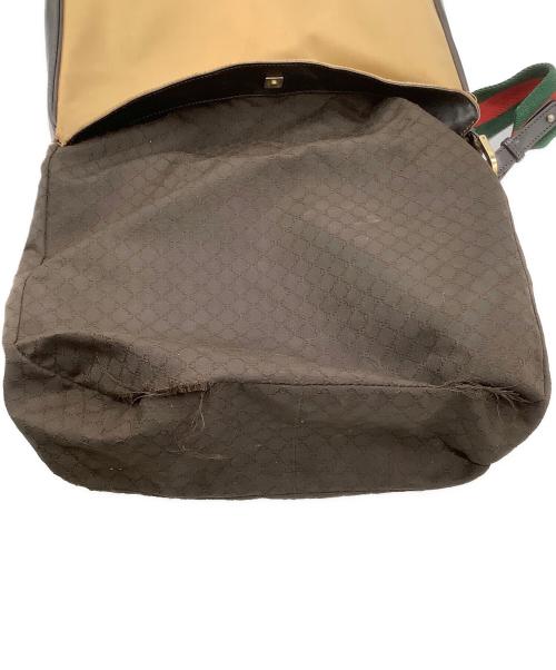 GUCCI（グッチ）GUCCI (グッチ) バンブー 2WAYショルダーバッグ ベージュ×ブラウンの古着・服飾アイテム