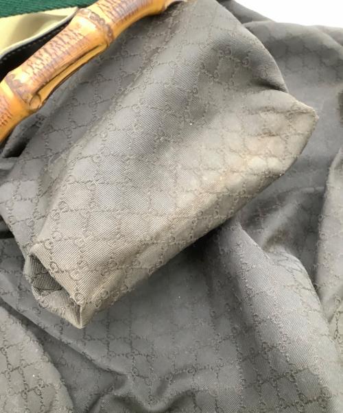 GUCCI（グッチ）GUCCI (グッチ) バンブー 2WAYショルダーバッグ ベージュ×ブラウンの古着・服飾アイテム