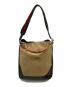 GUCCI (グッチ) バンブー 2WAYショルダーバッグ ベージュ×ブラウン：12000円