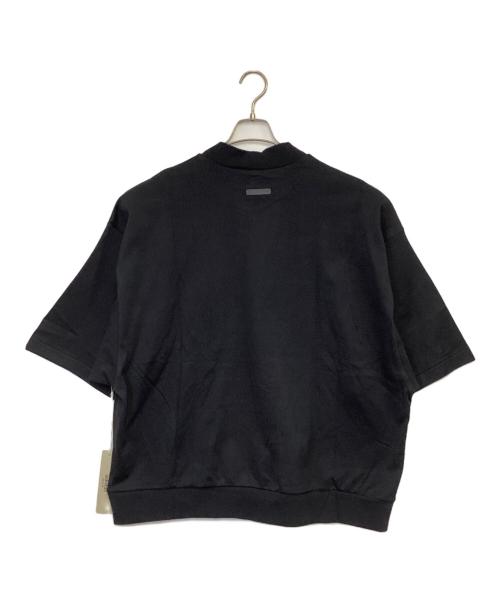 adidas（アディダス）adidas (アディダス) Fear Of God (フィア・オブ・ゴッド) Heavy Jersey 3/4 Mock Tee（ヘビージャージー 3/4モック Tシャツ） ブラック サイズ:J Lの古着・服飾アイテム